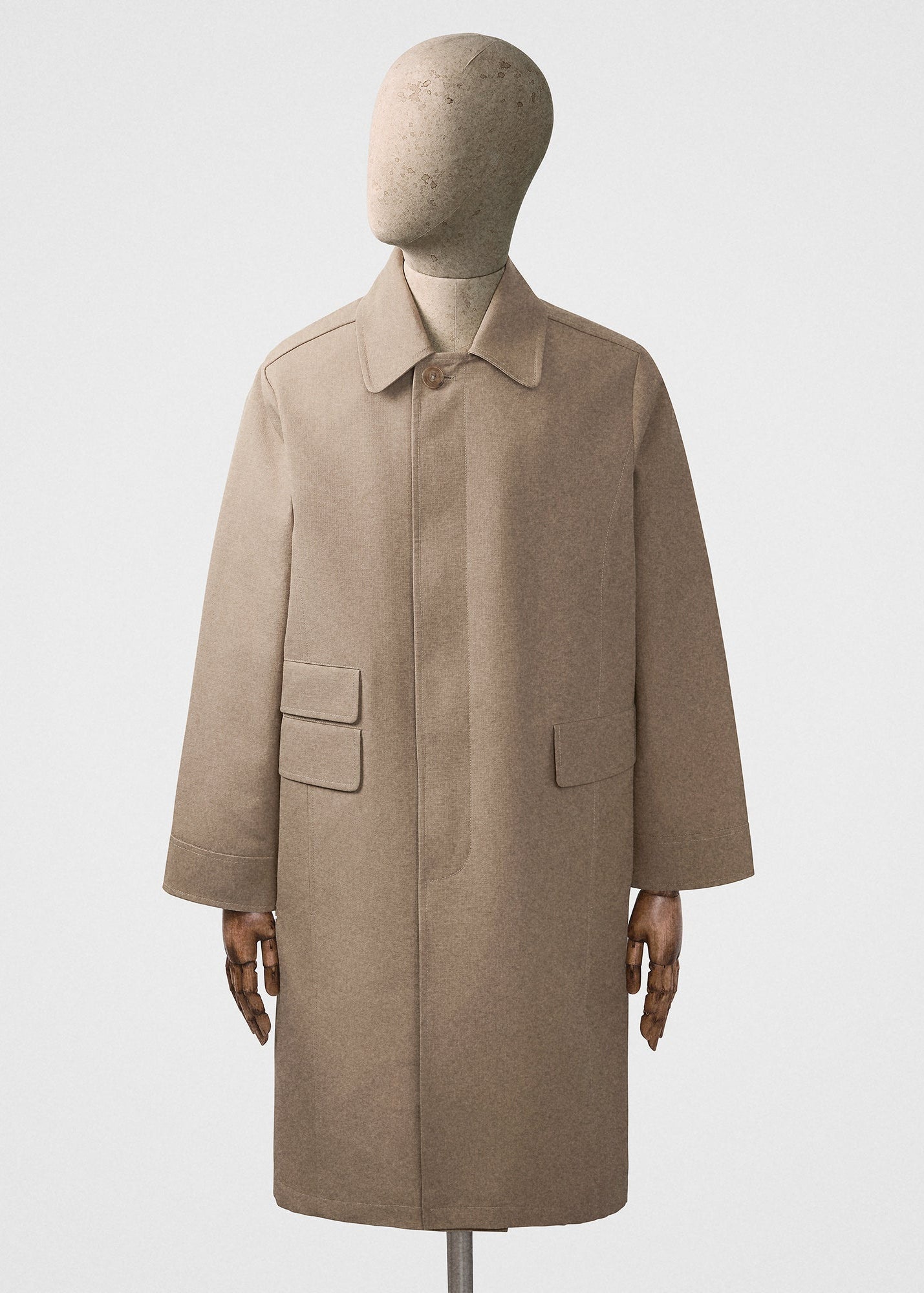 Raincoat in sand